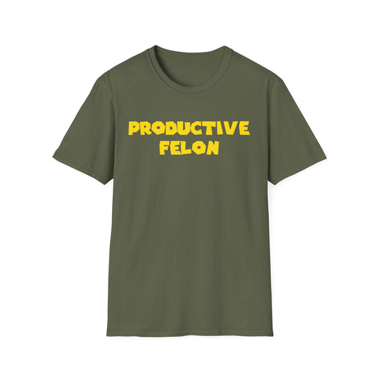 "YINZER" version: PROductive Felon T-Shirt — Patience. Resilience. Opportunity.