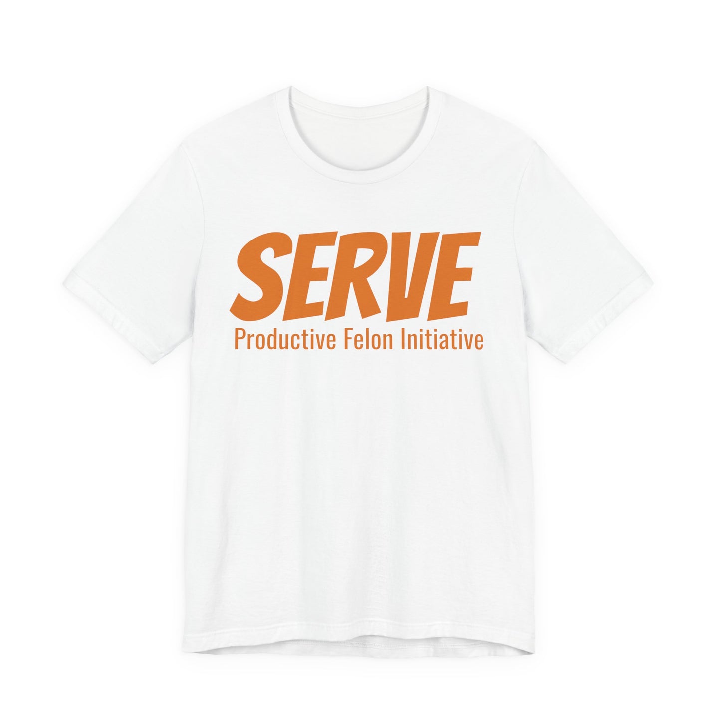 SERVE T‑Shirt — "Through love SERVE one another" (Galatians 5:13)
