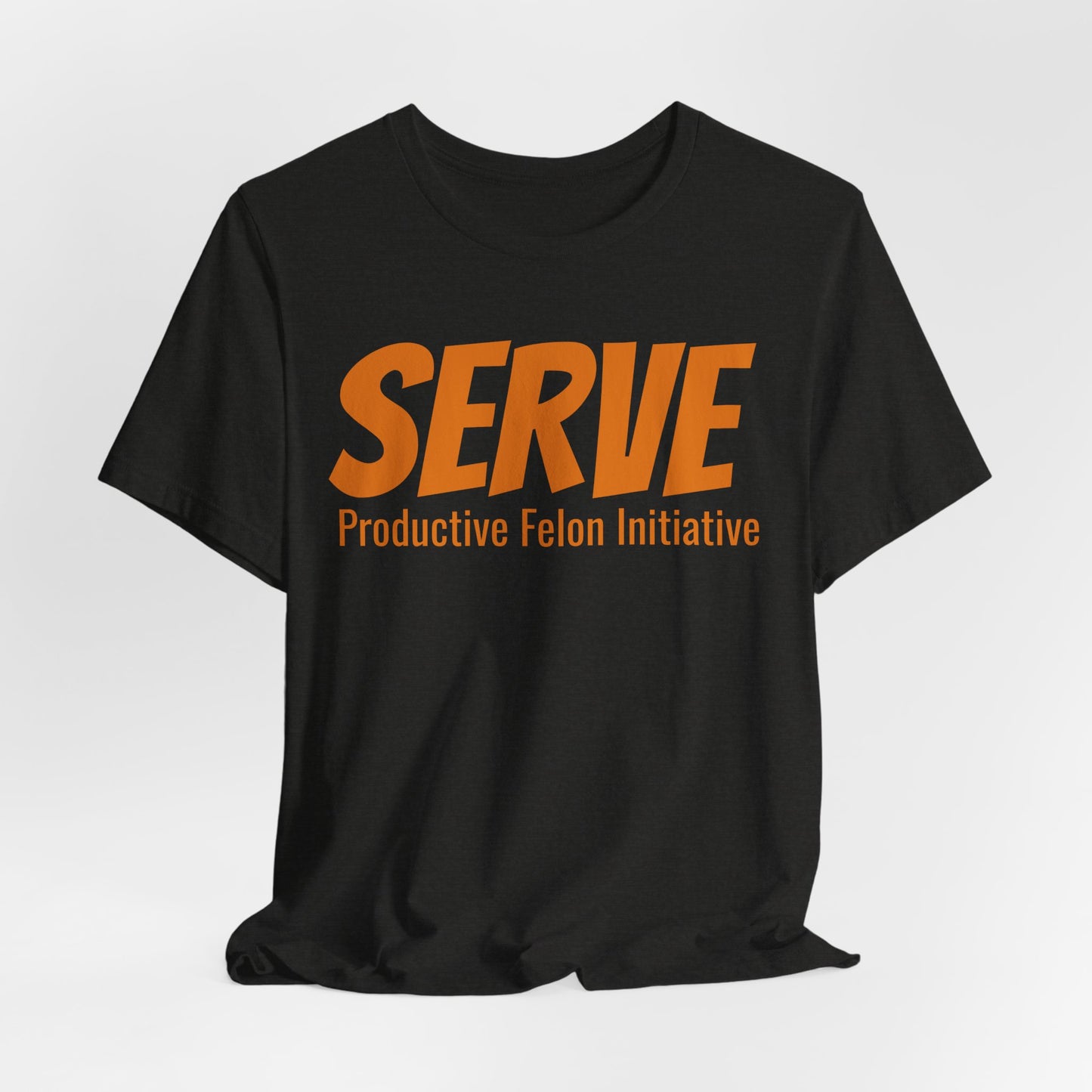 SERVE T‑Shirt — "Through love SERVE one another" (Galatians 5:13)