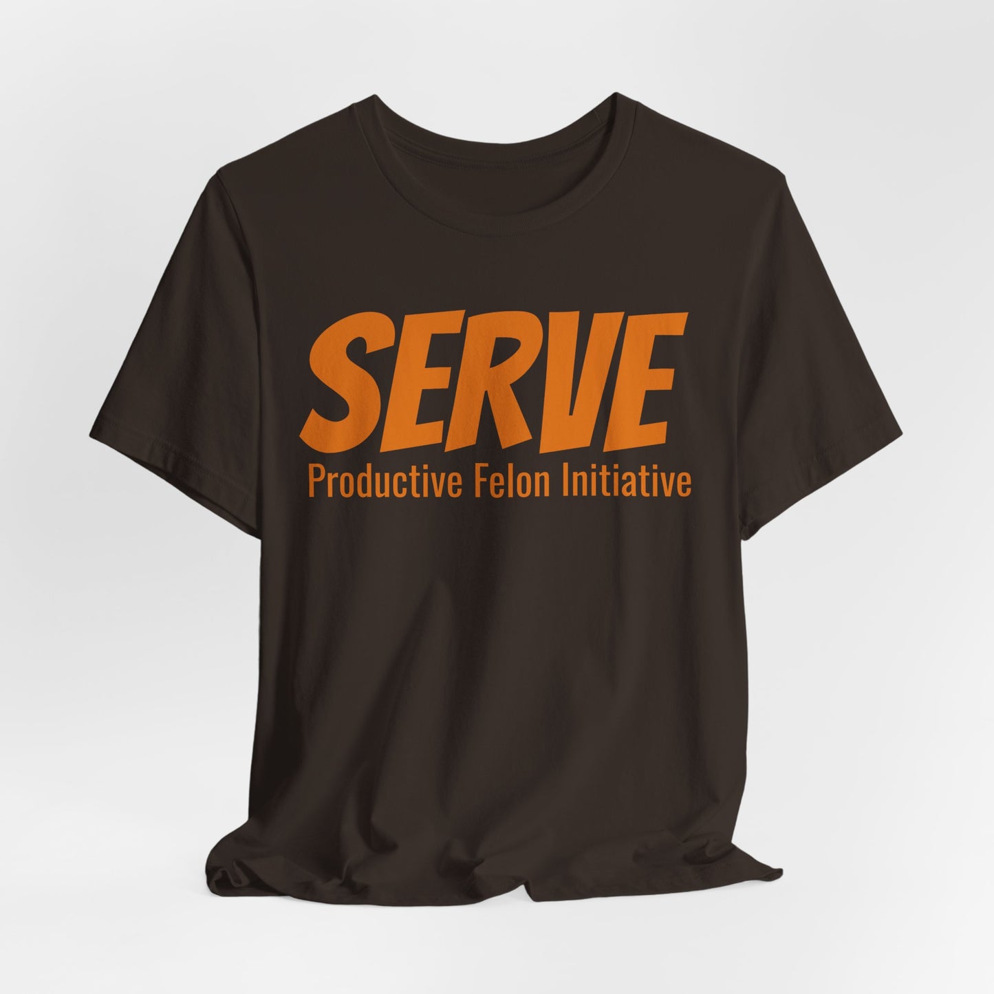 SERVE T‑Shirt — "Through love SERVE one another" (Galatians 5:13)
