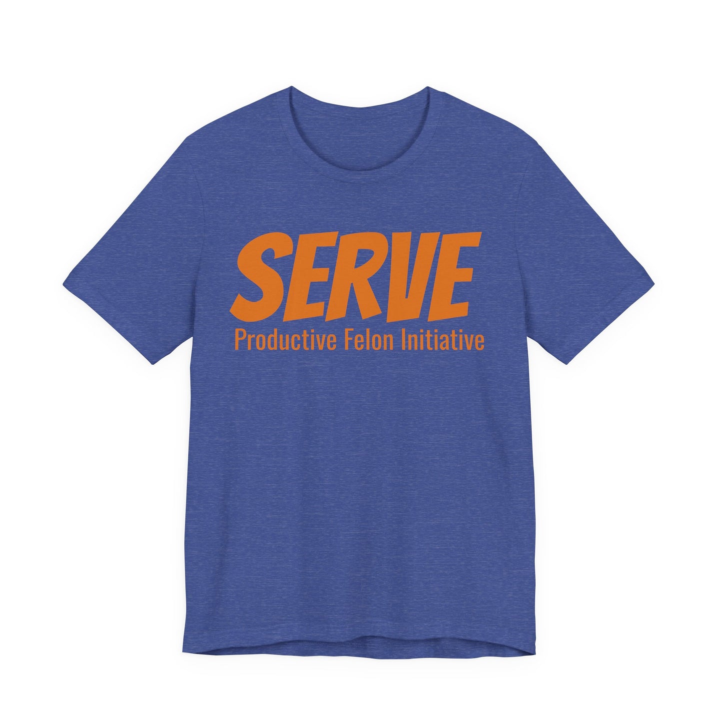 SERVE T‑Shirt — "Through love SERVE one another" (Galatians 5:13)