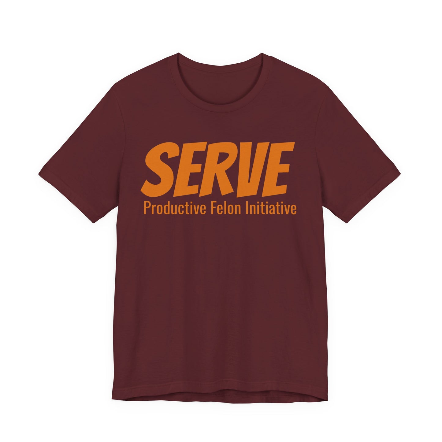 SERVE T‑Shirt — "Through love SERVE one another" (Galatians 5:13)