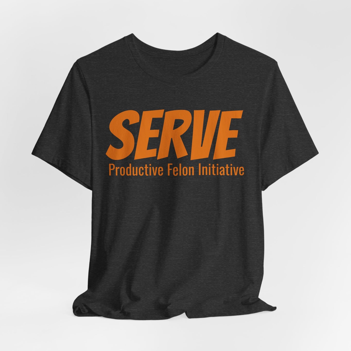 SERVE T‑Shirt — "Through love SERVE one another" (Galatians 5:13)